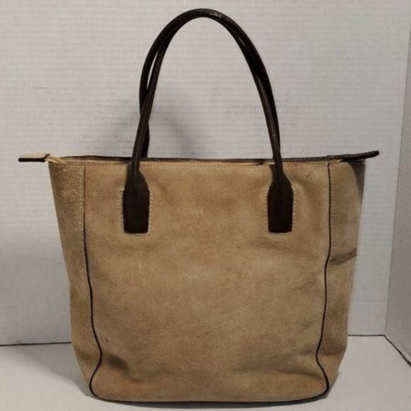 Bag Giani Bernini Satchel Handbag Purse SHOULDER Suede Leather WOMEN'S WOMAN'S - Picture 5 of 11